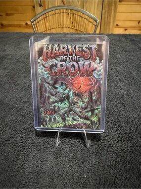 Harvest of the Crow Limited Edition Collectible Card - Multi-Color